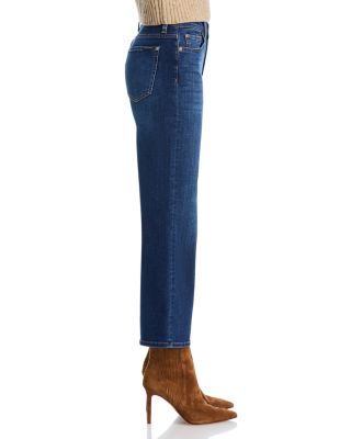 Alexa High Rise Cropped Jeans in High Wave