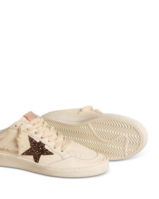 Women's Ballstar Sabot Almond Toe Glitter Star Slide Sneakers