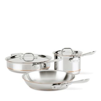 All-Clad Copper Core 5 Ply Bonded 5 Piece Cookware Set