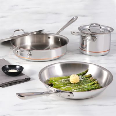 Copper Core 5 Ply Bonded 5 Piece Cookware Set