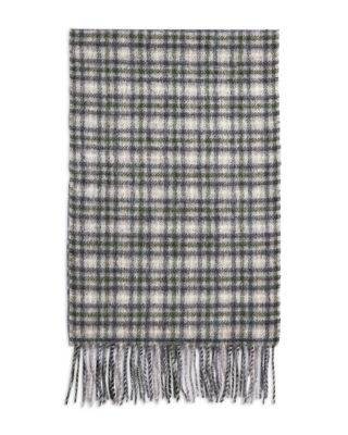 Windowpane Reversible Cashmere Scarf - Exclusive