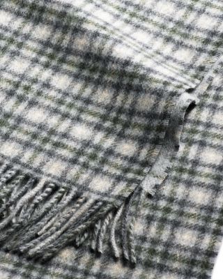 Windowpane Reversible Cashmere Scarf - Exclusive