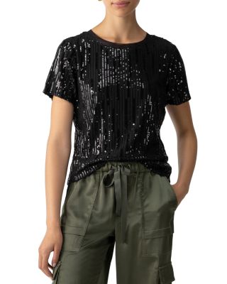 Sanctuary - Sequin Mesh Tee