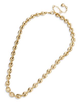 Thalia Chunky Link Collar Necklace, 18"-21" 