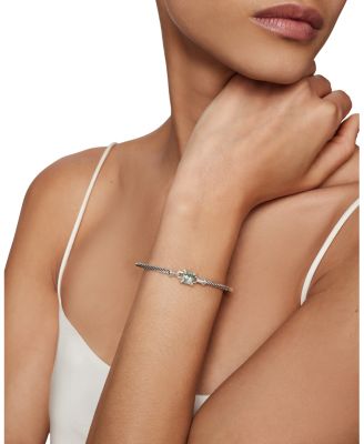 Chatelaine&reg; Bracelet with Prasiolite and Diamonds