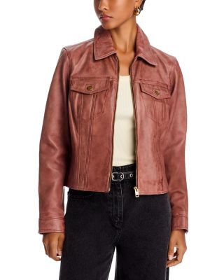 Bagatelle - Leather Trucker Jacket