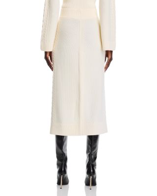 Valentin Cable Knit Skirt