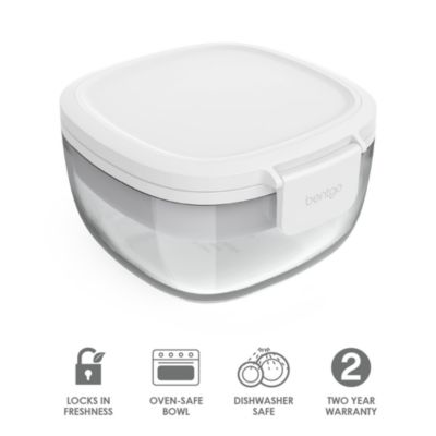 Glass Leak Proof Salad Container