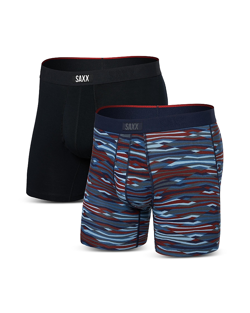Saxx Vibe Extra Boxer Briefs, Pack Of 2 In Rough