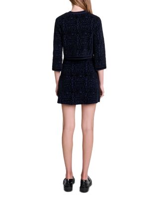 maje 2 in 1 knit dress 2-in-1 knit dress & removable cape