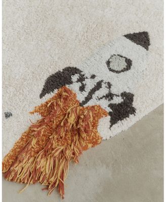 Lorena Canals Mom, I want to be an astronaut Interstellar Round Area Rug, 4'7" x 4'7"