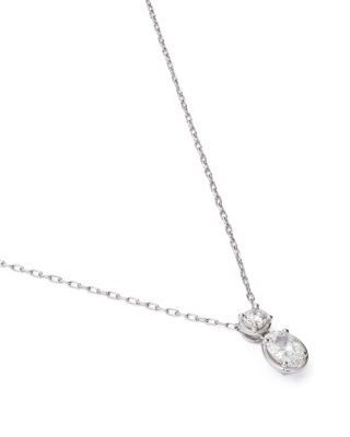 DiamondcPendant Necklace in 14K White Gold, 0.5 tcw