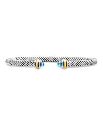 David Yurman - Cable Classic Bracelet with Gemstones or Sterling Silver