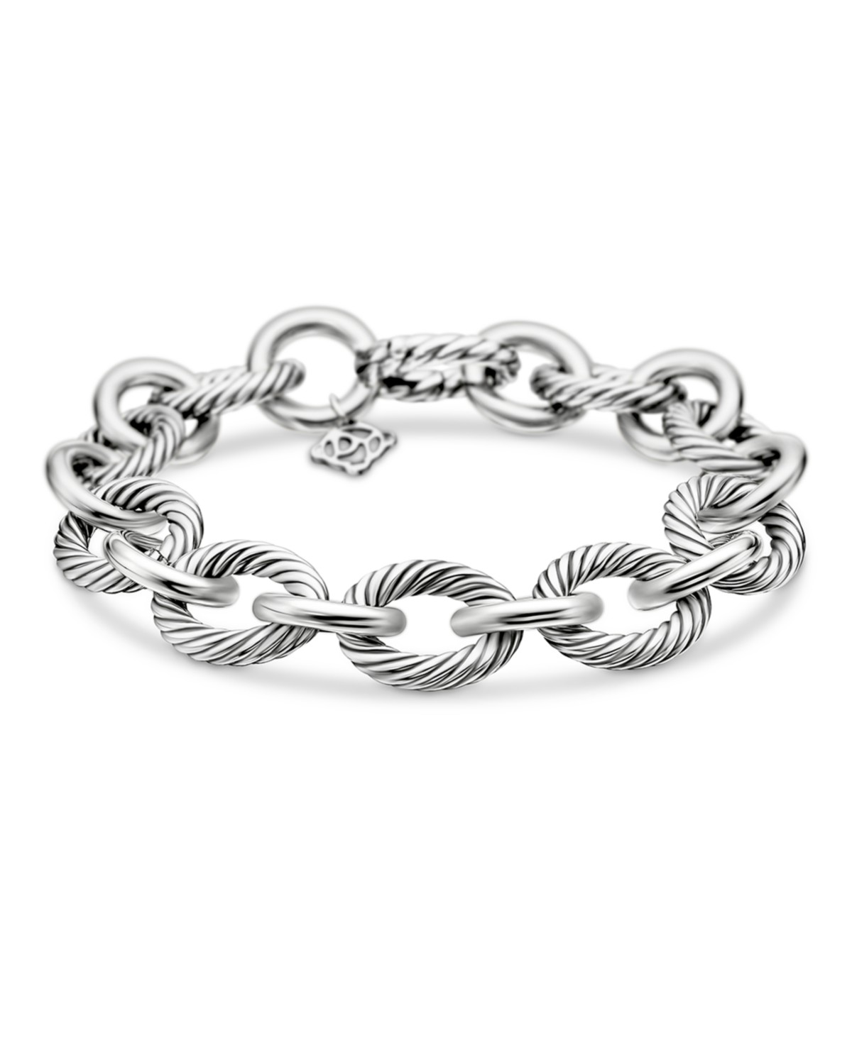 David Yurman Oval Link Chain Bracelet in Sterling Silver, 12mm