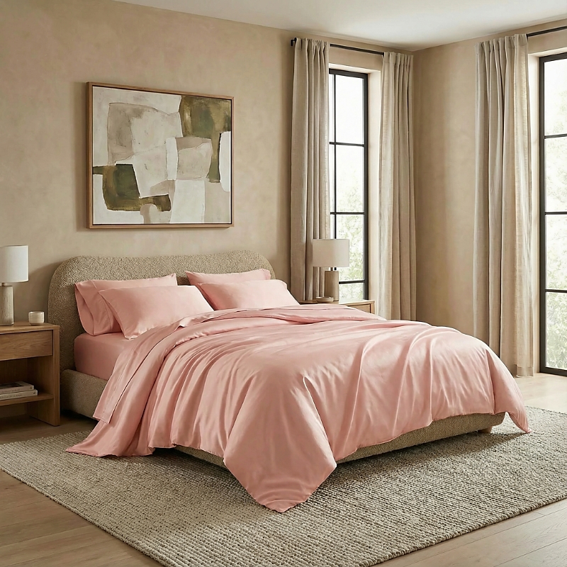 Ettitude Sateen Duvet Cover In Quartz