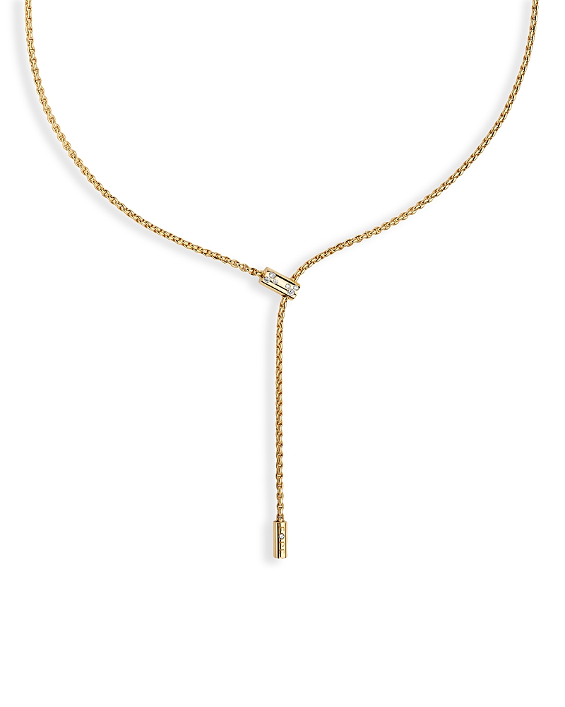Fope 18K Yellow Gold Aria Diamond Scatter Lariat Necklace, 16