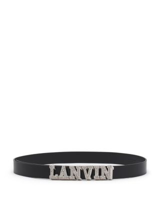 Lanvin X Future Leather Belt With Rhinestones
