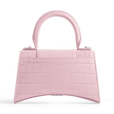 Hourglass XS Handbag Crocodile Embossed