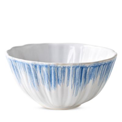 Bari Blue and White Cereal Bowl