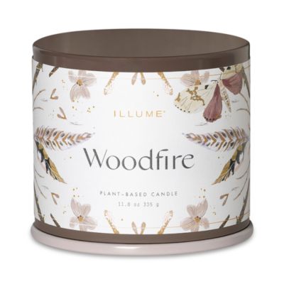 ILLUME - Woodfire Vanity Tin Candle, 11.8 oz.