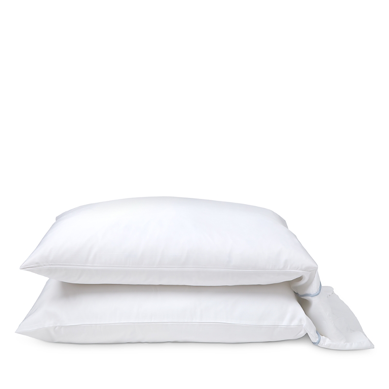 Pom Pom At Home Sheena Sateen Standard Pillowcase, Pair In White