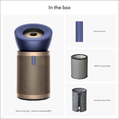 Purifier Big + Quiet Formaldehyde BP04 | Prussian Blue/Gold