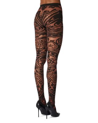 Paisley Tattoo Tights