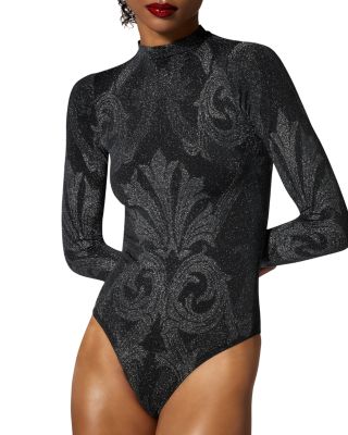 Wolford - Metallic Jacquard Bodysuit