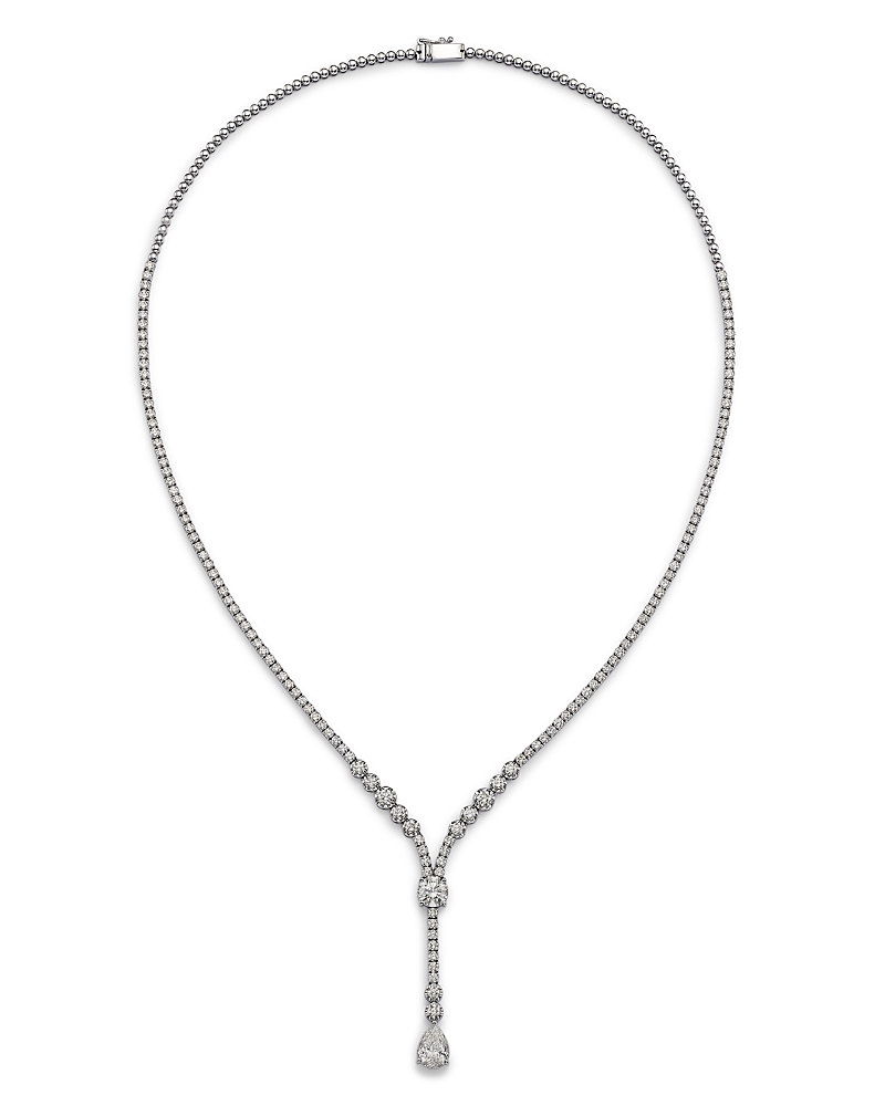 Bloomingdale's Fine Collection Diamond Necklace In 18k White Gold, 5.5 Ct. T. W. In White