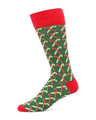 The Men's Store at Bloomingdale's Candy Canes Crew Socks - Exclusive