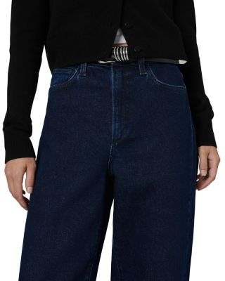 The Mia Petite Wide Leg High Rise Jeans in Cinema