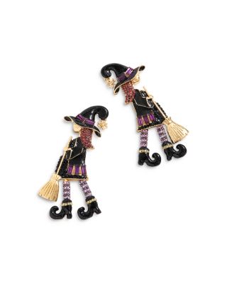 Baublebar Spellcasting Sweetie Mixed Crystal Witch Drop Earrings in Gold Tone