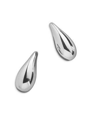 Baublebar Ella Tear Shape Drop Earrings in Silver Tone