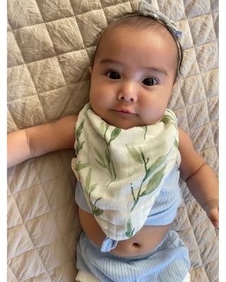 Parker Floral Muslin Bib Set, 3 Pack - Ages 0-36 Months