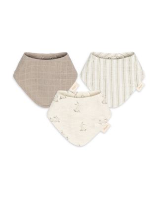 Avery Bunny Cotton Muslin Bibs, 3 Pack - Ages 0-36 Months