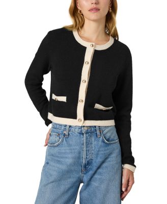 FRENCH CONNECTION - Vhari Contrast Trim Cardigan