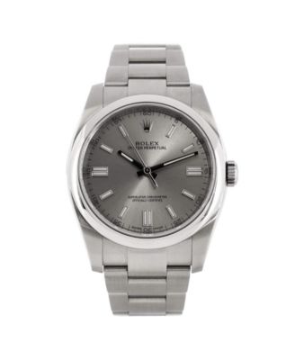 Pre-Owned Rolex - Oyster Perpetual Datejust Automatic Watch in Stainless Steel 36mm