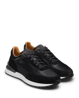 Magnanni - Men's Bravo Leather and Suede Lace Up Sneakers