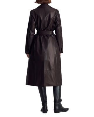 Ophelia Belted Leather Jacket