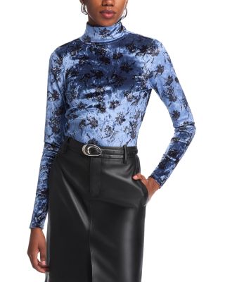 Cinq à Sept - Mini Cool Carnation Mock Neck Top