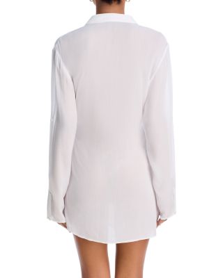 Wrap Shirt Dress Swim Cover-Up - Exclusive