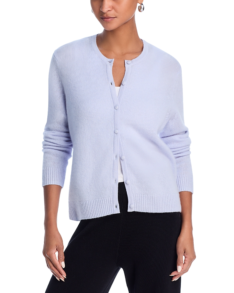 C By Bloomingdale's Cashmere Crewneck Cardigan Sweater - Exclusive · S