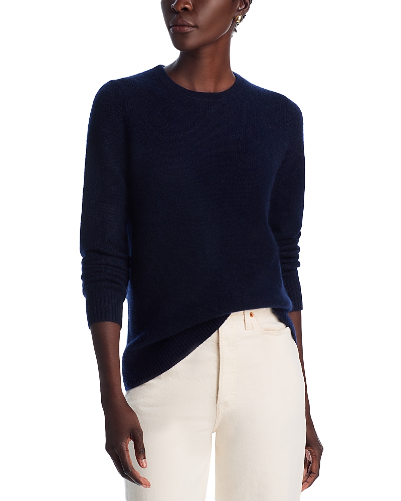 C By Bloomingdale's Cashmere Crewneck Sweater - Exclusive In Navy