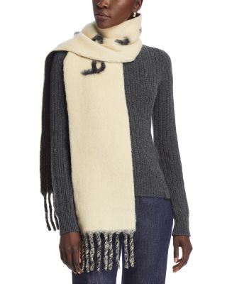 Burberry - Reversible Logo Wool Blend Scarf