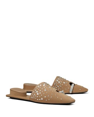 Tory Burch - Women's Pierced Crystal Mules