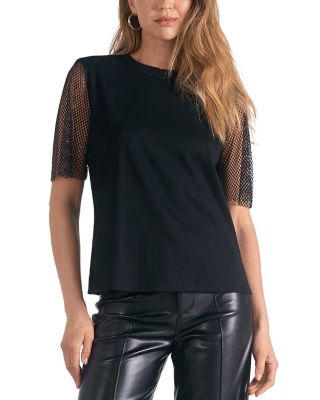 Elan - Mesh Sleeve Tee