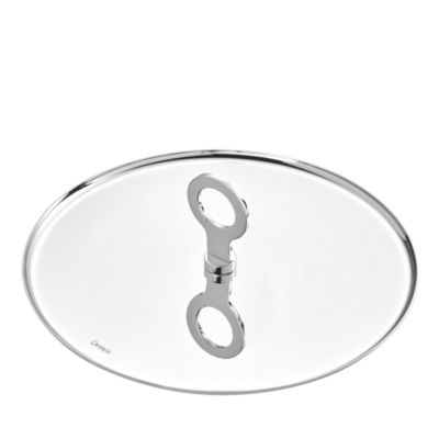 Oh de Christofle Stainless Steel Cocktail Plate