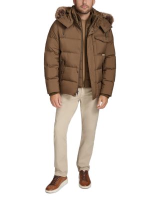 Forester Faux Fur Trim Down Jacket