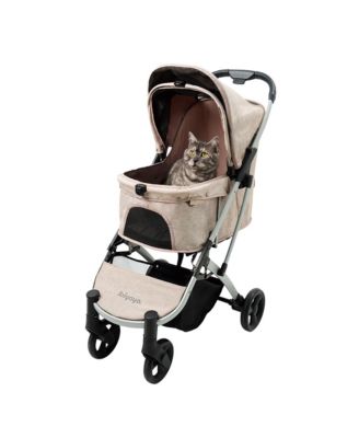 ibiyaya Evolution Speedy Fold Pet Buggy, Best Foldable Dog-Cat Pet Stroller, 4-Wheel Medium Dog Buggy