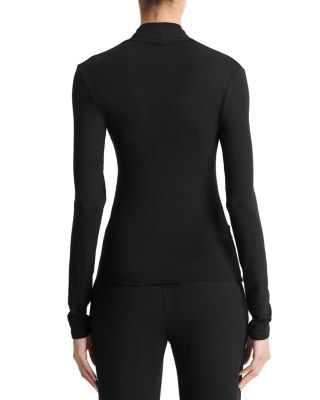 Fixed Wrap Long Sleeve Top